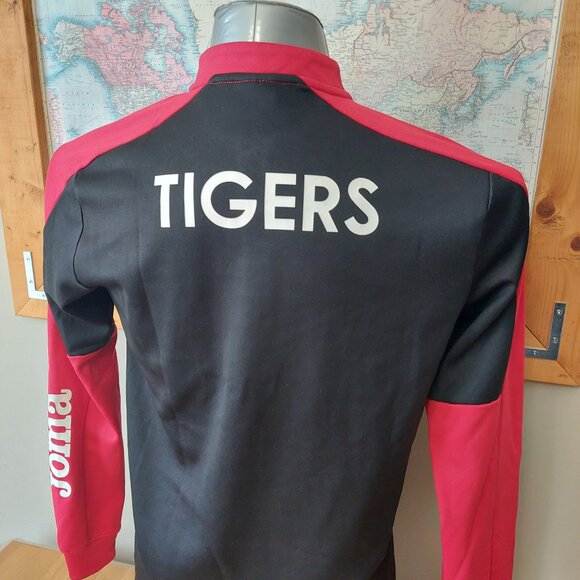 Joma FC Tigers Vancouver Soccer 3/4 Zip Black and Red Pullover Men's Medium - Picture 7 of 12